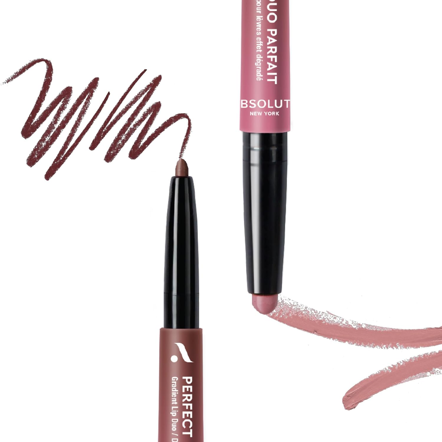 ABSOLUTE Perfect Pair Lip Duo - Rose Wood image number 6