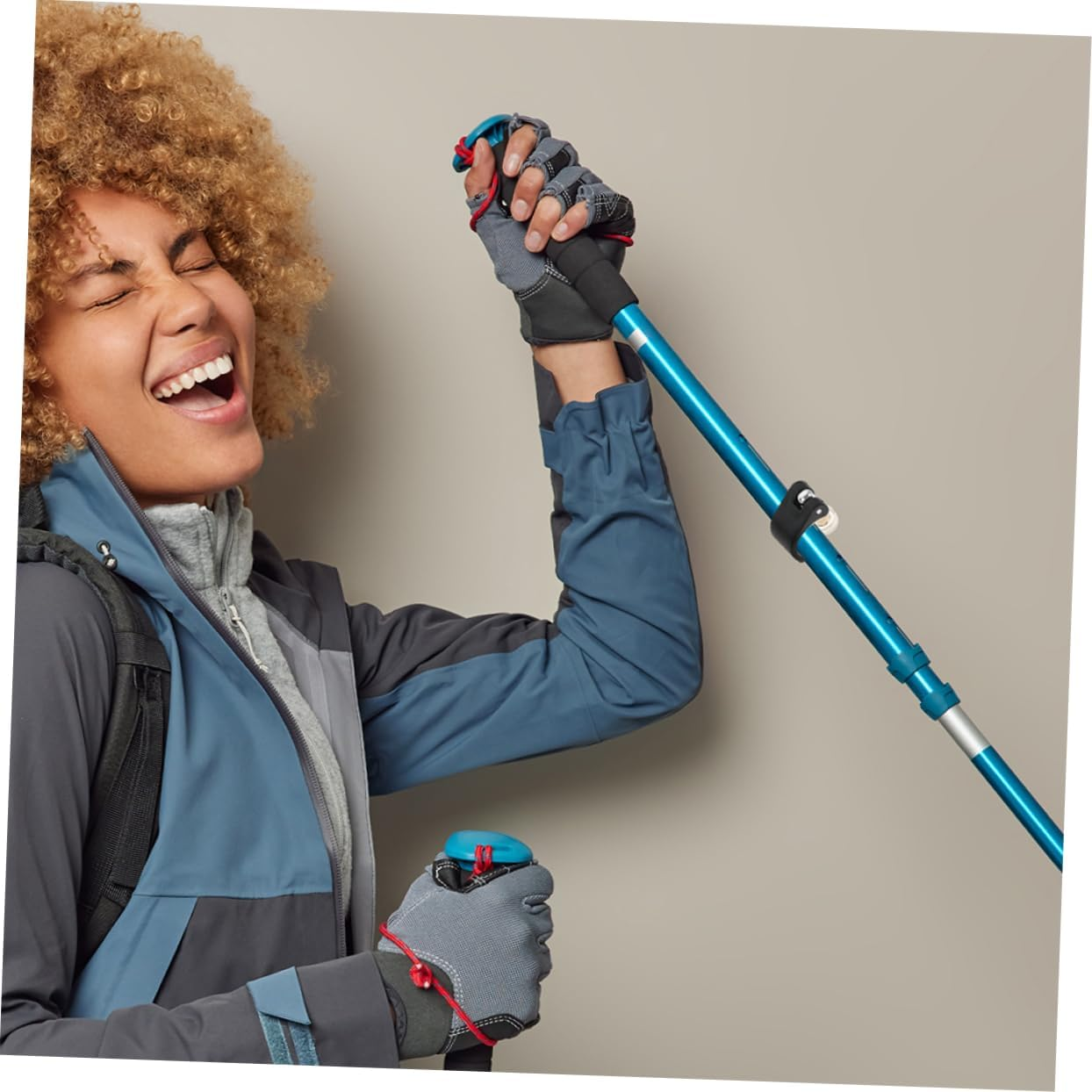 Milisten Alpenstock 2-Piece Accessories for Trekking, Outdoor Lock, Attachment for Hiking Poles, Foldable, Attachment for Hiking, Trekking image number 3