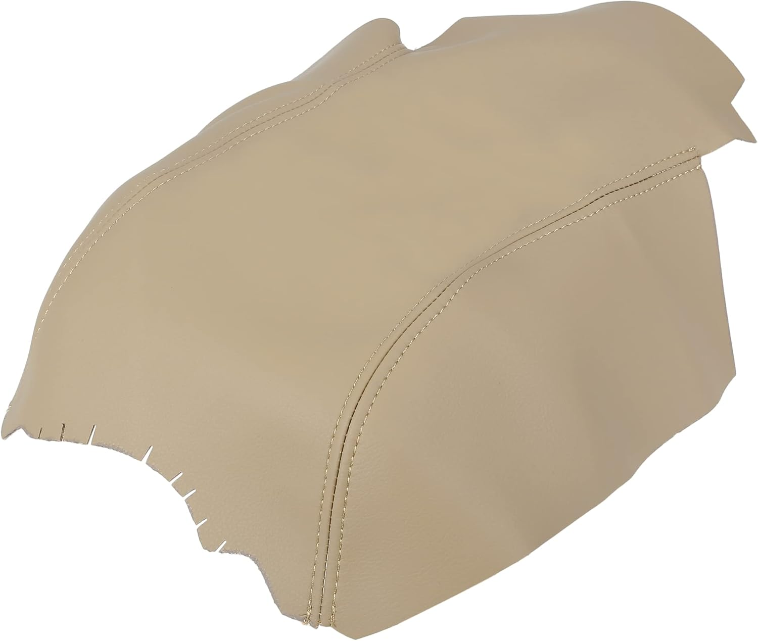 X AUTOHAUX Car Center Console Lid Armrest Seat Box Cover Protector Replacement Microfiber Leather for Land Rover for Range Rover Sport 2006-2013 Beige Leather image number 4