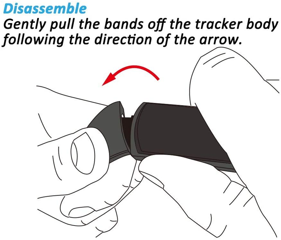 ZURURU Id115Plus HR Band for Letscom, Lintelek, Letsfit Id115Plus HR Fitness Tracker image number 4