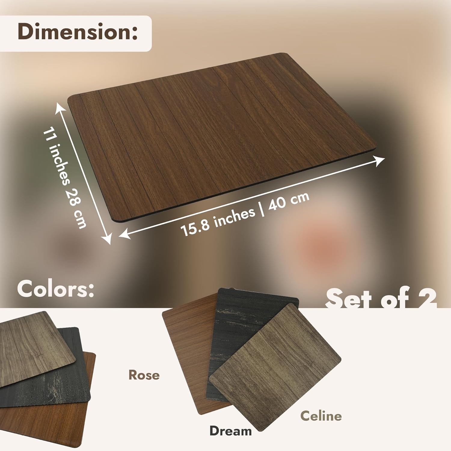 Ultimate Premium Products Wooden Sofa Tray, Armrest Tray Table for Couch, Foldable, Flexible Sofa Tray with 15.8"" X 11"", Snacks, Remote Control or Phone Holder Set of 2 | Dream image number 4