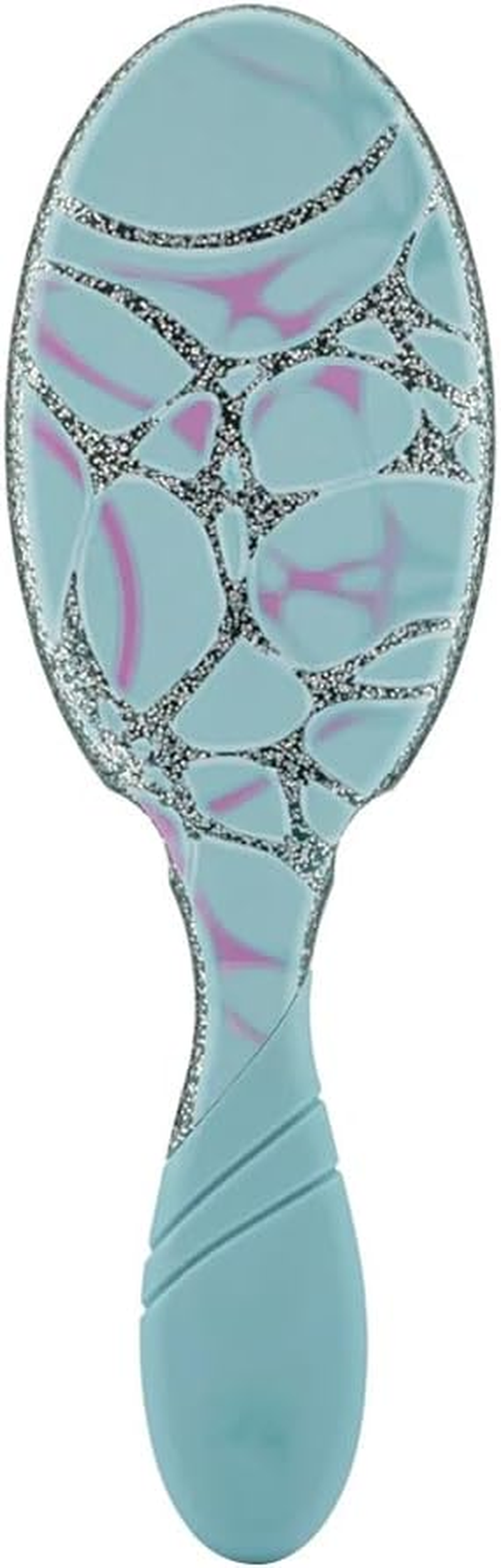 Wetbrush Pro Detangler Hair Brush with Easygrip Handle and Ultra Soft Intelliflex Bristles to Gently Separate Knots with Ease, Wet Brush Detangler Is Gentle on Hair, Cosmic Lava Collection, Teal