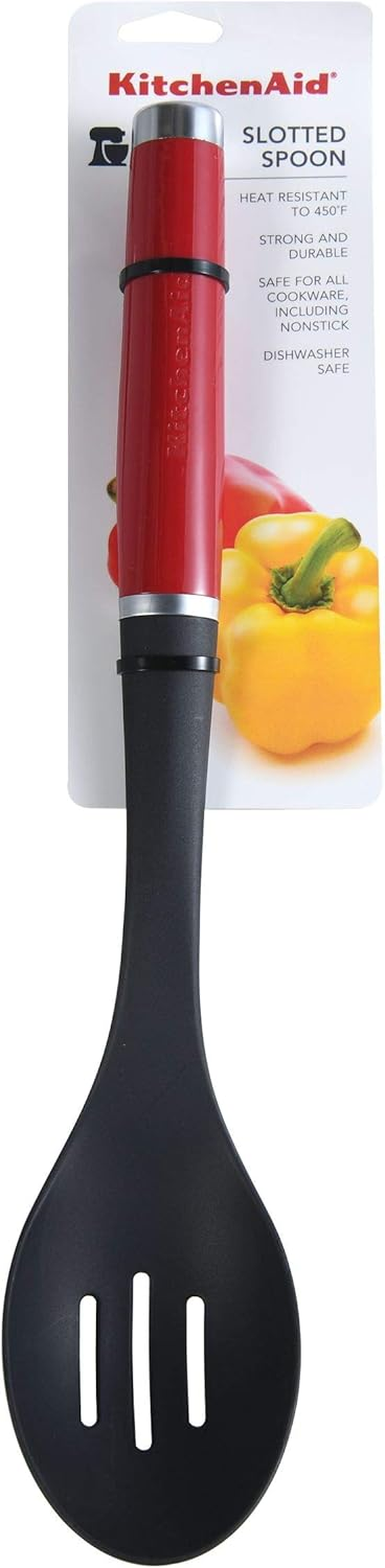 Kitchenaid Classic Slotted Spoon Nylon Empire Red image number 3