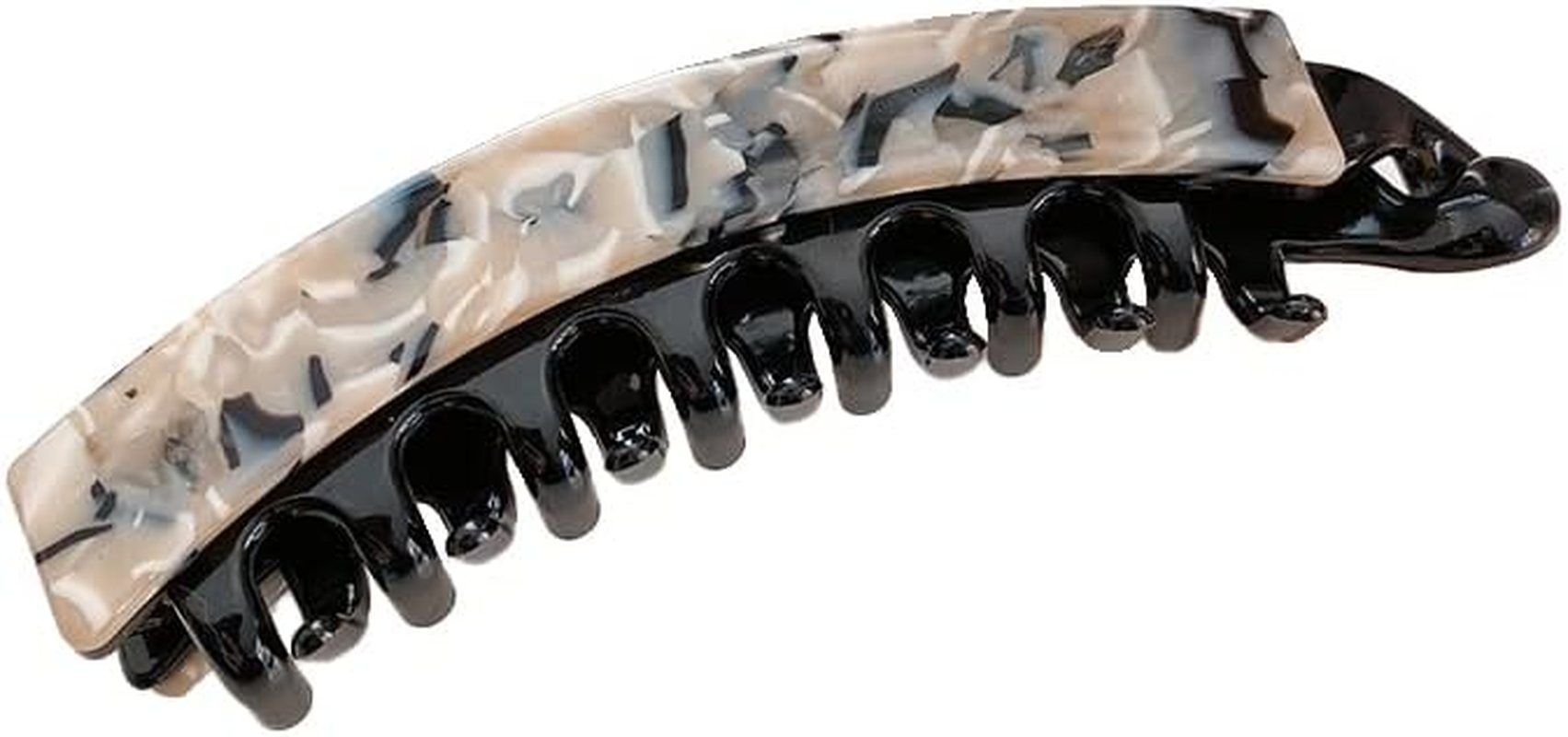 Qingoo Banana Hair Clip, Hair Accessory, Ponytail Holder, Headpiece for Women and Girls, 1 Piece (10.8 Cm X 3.2 Cm, Light Purple)