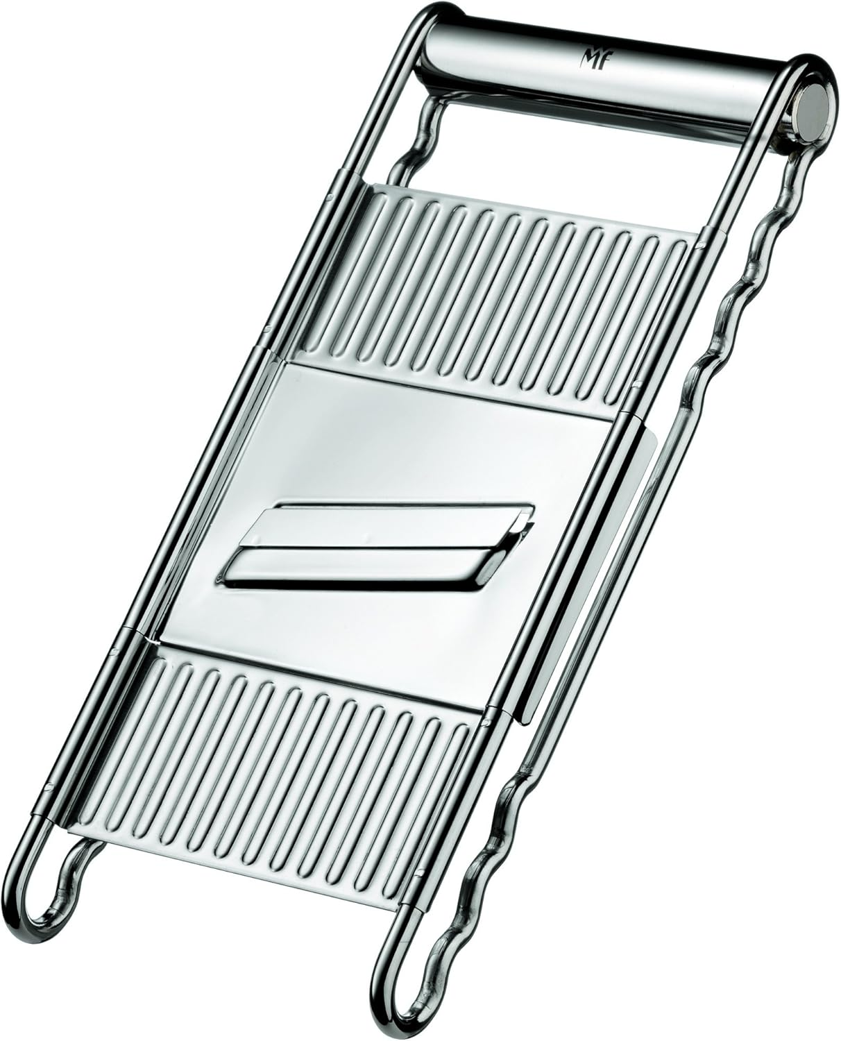 WMF Gourmet Vegetable Grater 12 X 18 Cm, Kitchen Grater Stainless Steel with 4 Attachments for Slicing, Multi Grater, Rasp, Grater and Cutting, Potato Grater, Cucumber Slicer image number 6