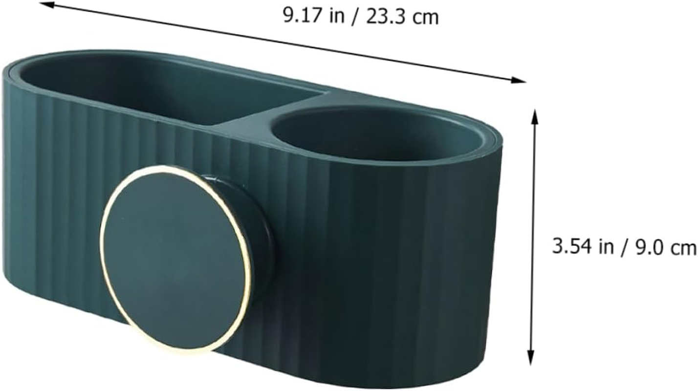 Punch-Free Hair Dryer Storage Rack Creative Wall-Mounted ABS Holder for Bathroom Organizing and Home Decoration image number 4