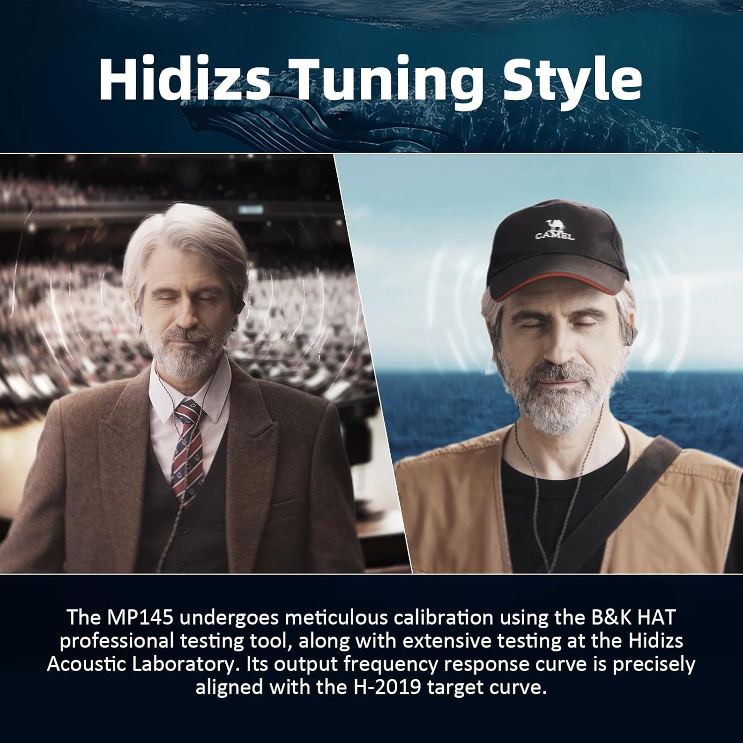 MP145 in Ear Monitor, Hifi IEM Earphones Wired, 14.3 Mm Ultra-Large Planar Magnetic Driver, Aviation Aluminum Alloy Shell, for Musician image number 4