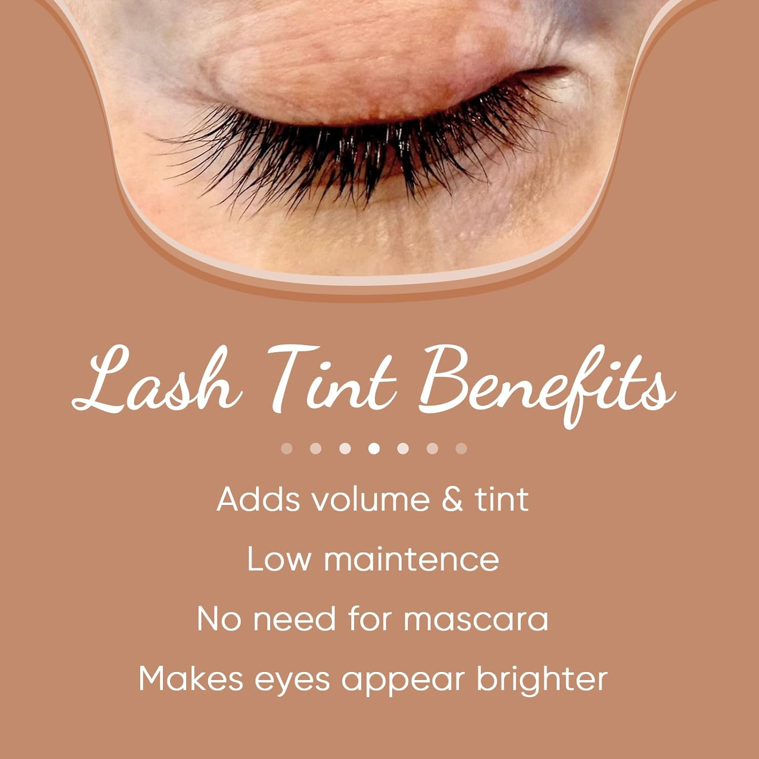 Lomansa Eyelash Tint Kit Black Lash Tint, Eyebrow Tint, Achieve Voluminous Keratin Colors Kit with Complete Tools for Salon or Home Use image number 5