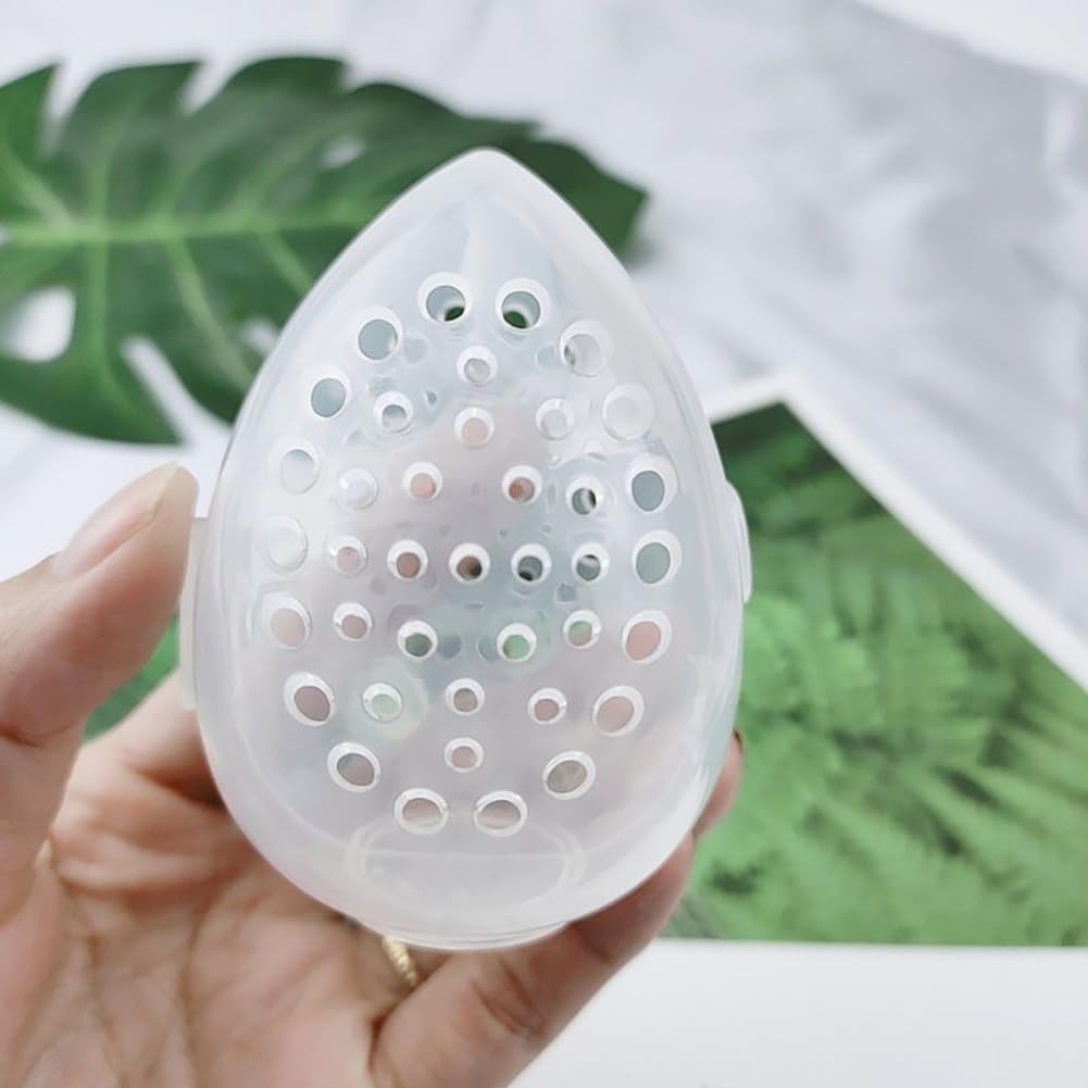 Beauty Sponge Blender Storage Case Makeup Sponge Holder Travel Case Beauty Egg Storage Box Plastic Beauty Sponge Case image number 1