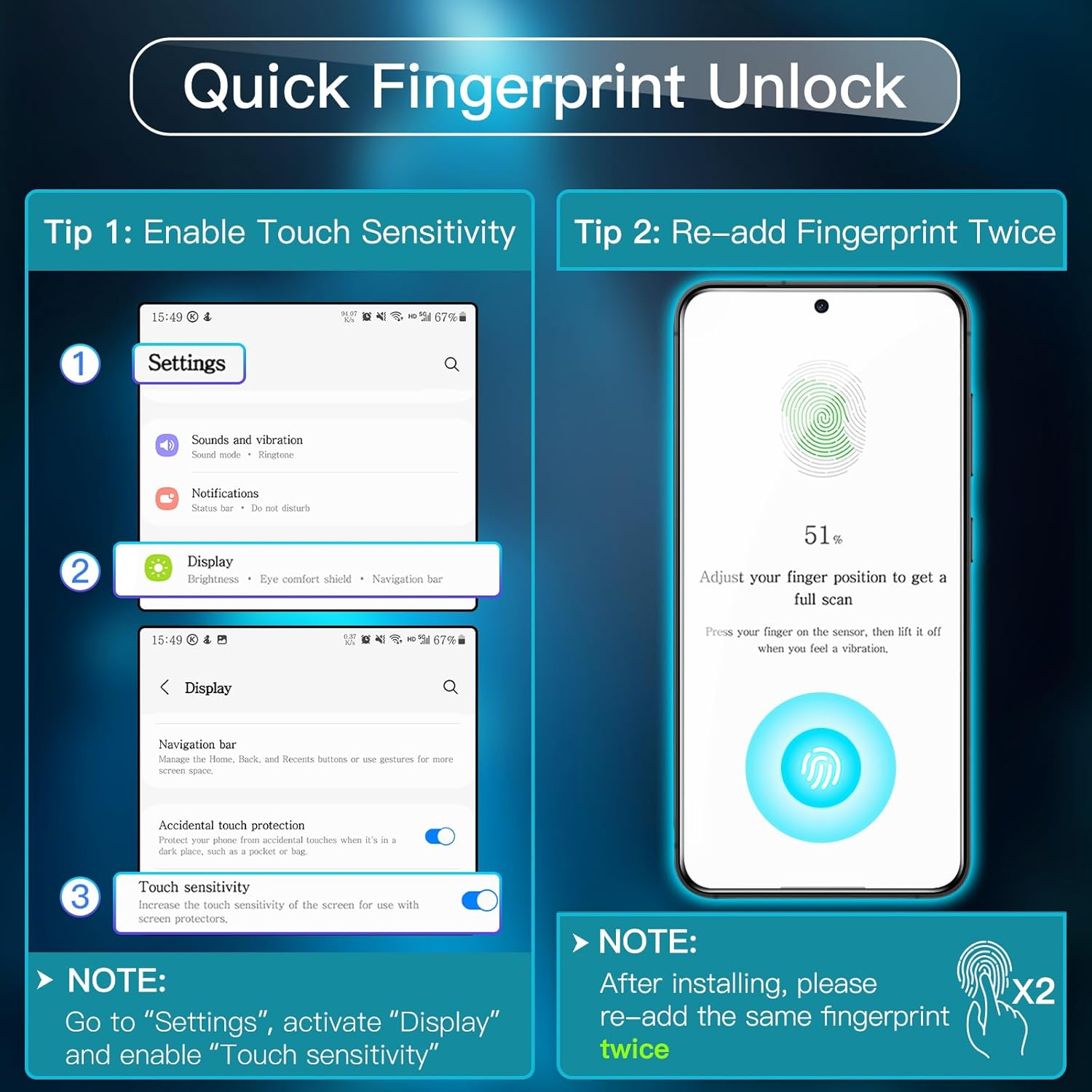Jetech Matte Case for Samsung Galaxy S25 5G with 2-Pack Each Screen Protector and Camera Lens Protector, 5 in 1 Translucent Back Phone Cover, Tempered Glass Film (Black) image number 3