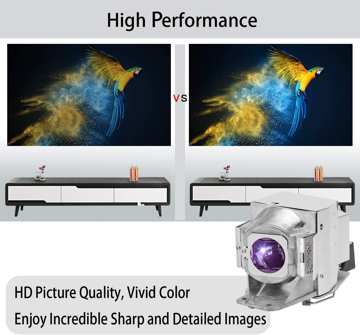 Aimdio MC.JKY11.001 Projector Replacement Lamp for Acer H7550BD H7550ST H7550Bdz H7550Stz H1P1403 H1P1406 Projector Lamp image number 5