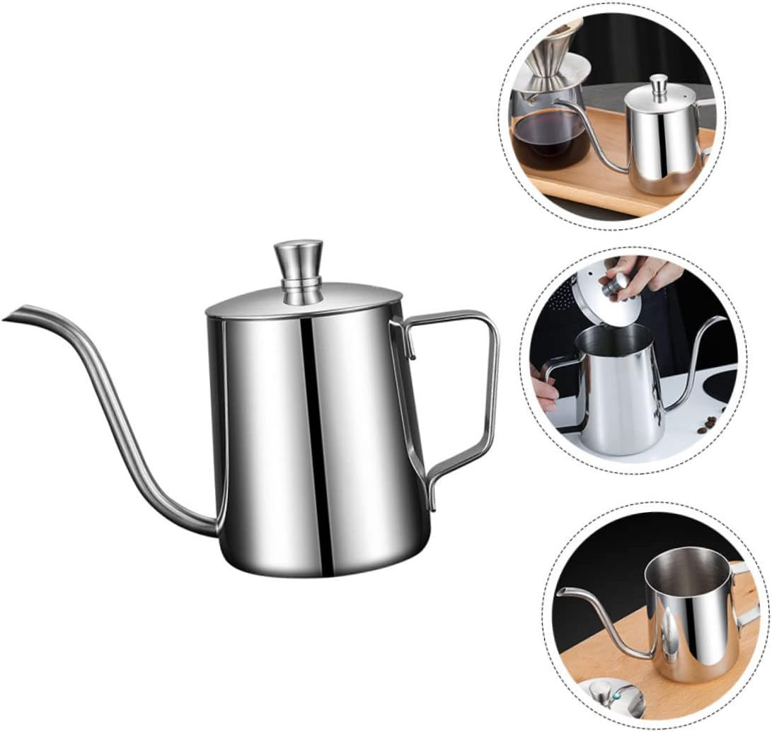 WHAMVOX Stainless Steel Teakettle Water Kettle Fine Polishing Process No Hand Hurt for Espresso Coffee Maker image number 4