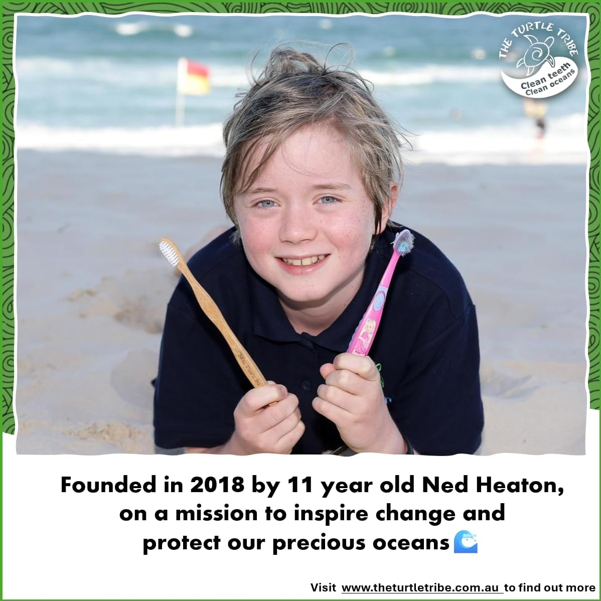 Toothpaste Tablets, Made in Australia, 125 Tablets, Mint, Vegan, Nano-Free, Fluoride-Free, All Natural Plant & Mineral-Based Ingredients, Dentist Approved, Funding Beach Cleans. image number 1