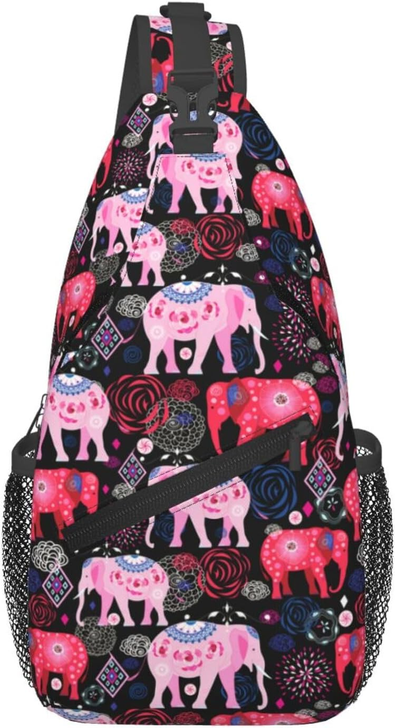 Krirteh Fashion Sling Bag Women Men Backpack Crossbody Shoulder Bag Sling Backpack Chest Bag for Travel Hiking