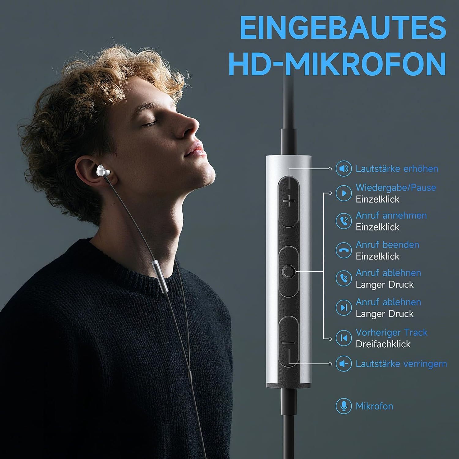 Suohong USB C B02 Wired Headphones image number 1