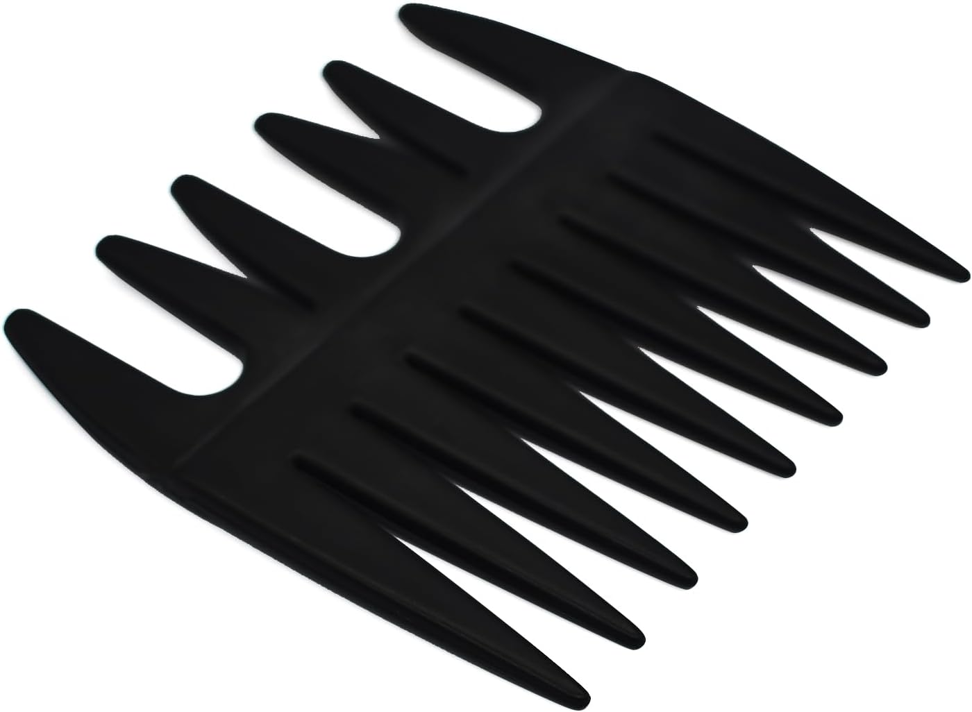 Professional Men Styling Comb, Pompadour Streaker Comb Texture Wide Tooth Comb for Hairstyling Shaping Wet Pick Hairdressing Comb, Black image number 4