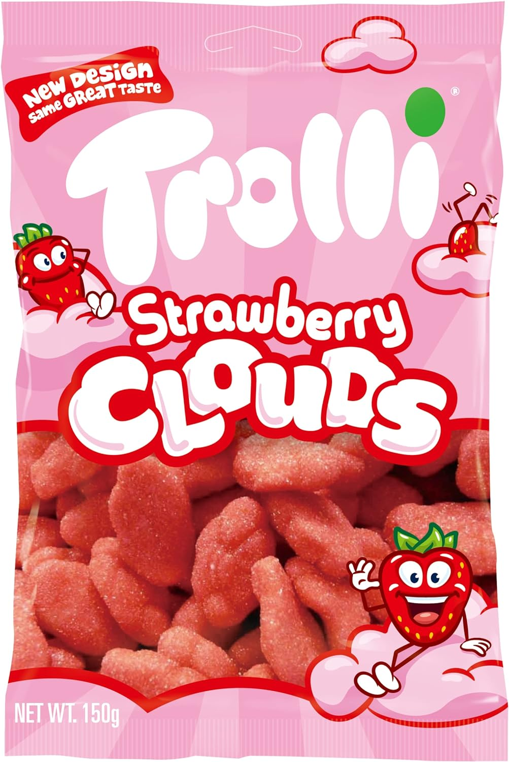 Trolli Strawberry Clouds Candy 150 G (Pack of 1) image number 2