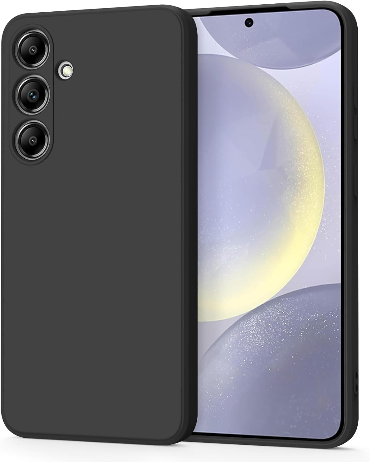 Silicone Case for Samsung Galaxy S24 Case(2024 Release), Silky-Soft Touch Gel Rubber Cover, Full Protective Case Shockproof Liquid Bumper Cover for Samsung S24 Case 6.1 Inch