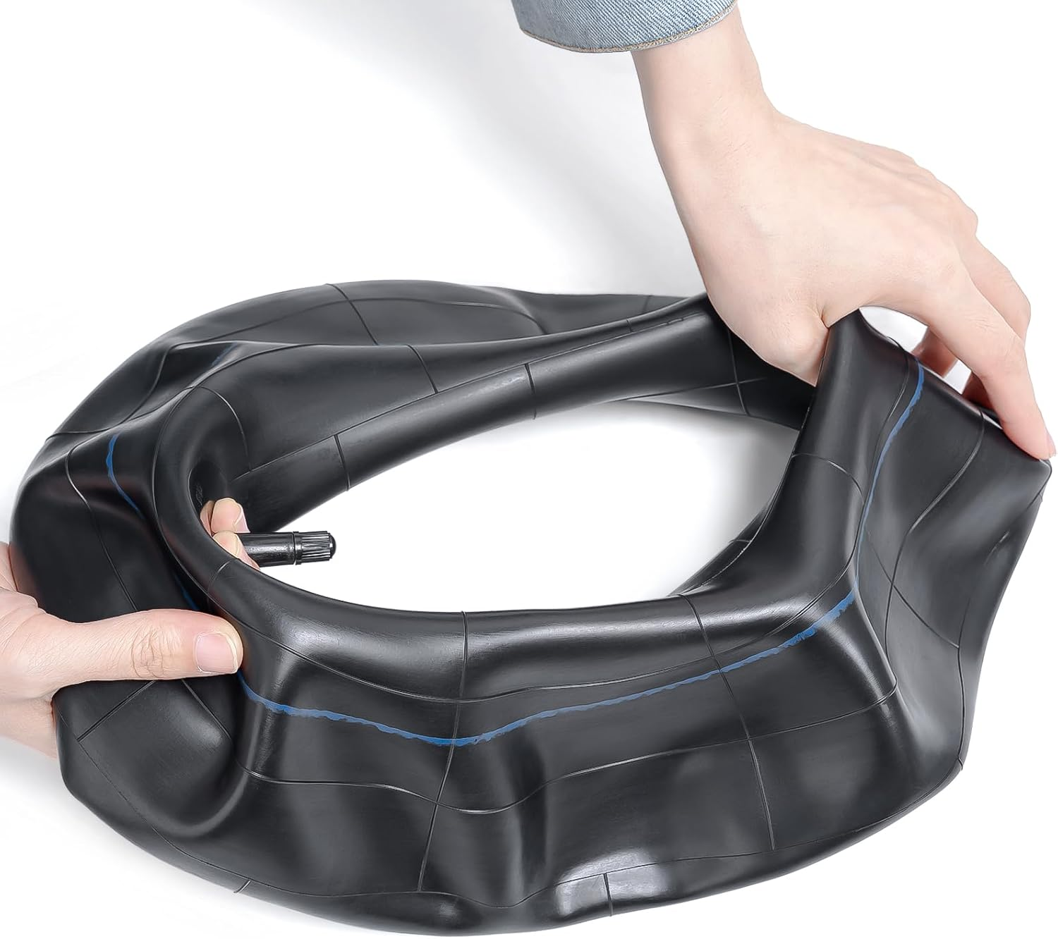 2 Pcs 13X5.0-6 Tube,5.0/4.0-6 Tube,Tr13 Valve,13X5.0-6(5.0/4.0-6) Heavy Duty Wheelbarrows Inner Tube,Compatible with 5.0-6 4.0-6 Hand Truck/Wheelbarrow/Lawn Mower Tire Tubes,Pt-054 image number 5