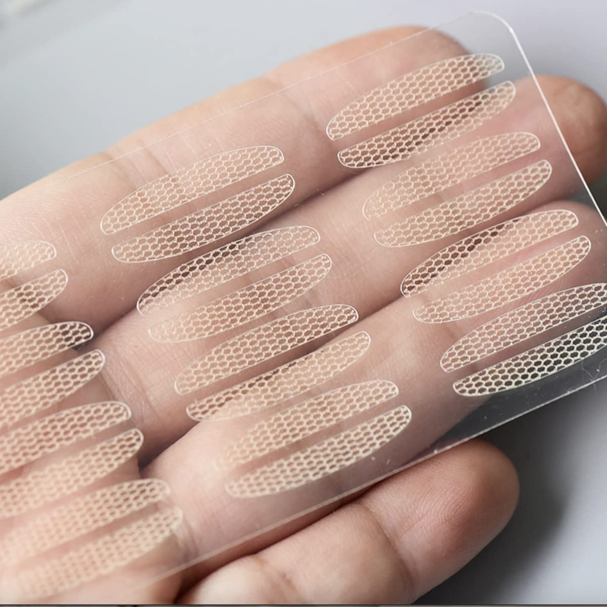 Folmywy Invisible Lace Double Eyelid Sticker Fiber Eyelid Lift Strips Breathable Waterproof Instant Eye Lift Makeup Party(Mix 90 Pairs) image number 5