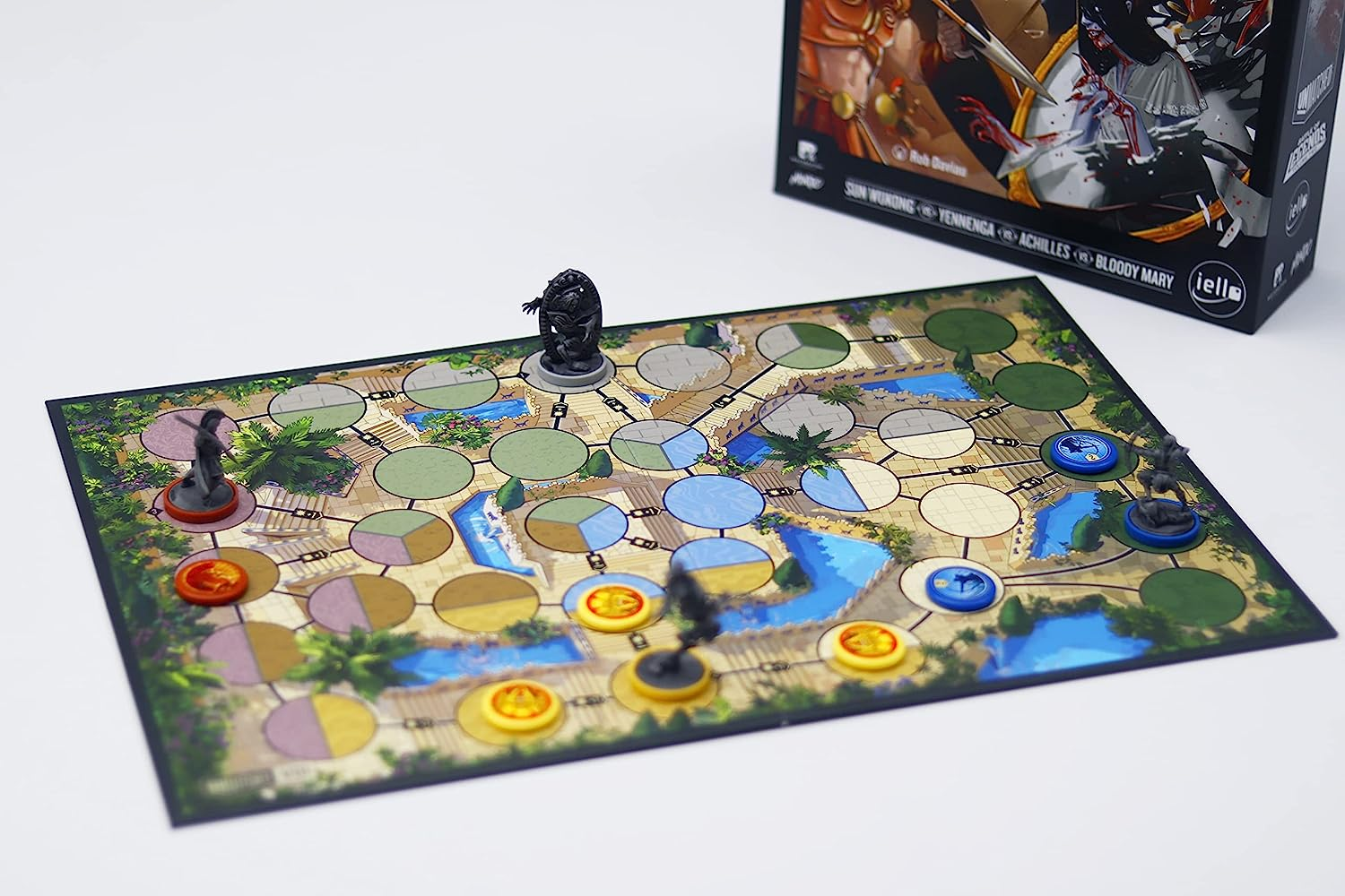 IELLO Unmatched Battle of Legends Vol 2 Board Game image number 3