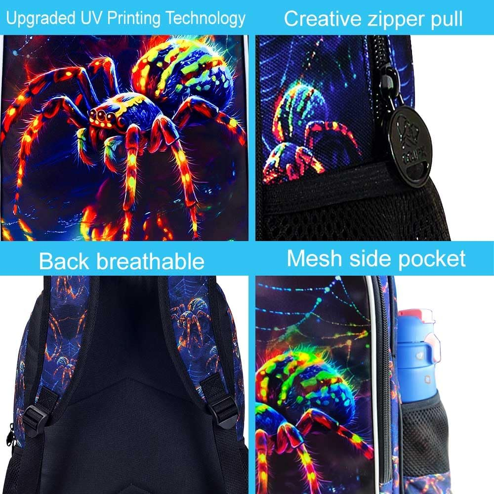 AGSDON 3PCS Backpacks for Boys, 16" Elementary Kids Backpack Preschool School Bookbags and Lunch Box - Cpwd Football image number 3