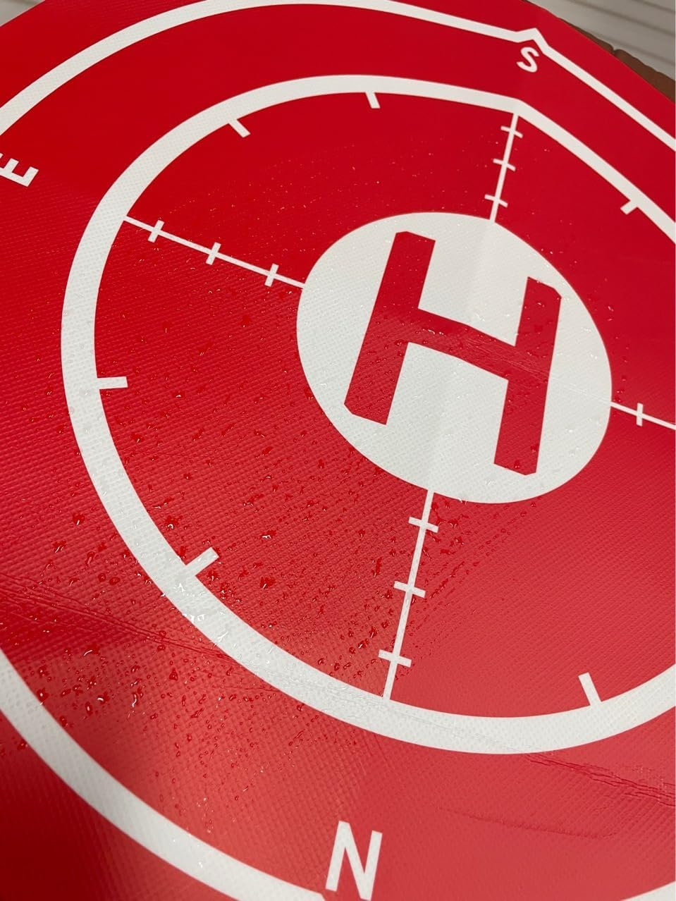 Drone Landing Pad Universal Waterproof Portable Fast-Foldable Helipad Aircraft Launch Pad for RC Drones Helicopter, PVB Drones, for DJI Neo/Mini 4 Pro/Avata 2/Mavic 3 Pro/Air 3S/RC Quadcopters (Orange) image number 4