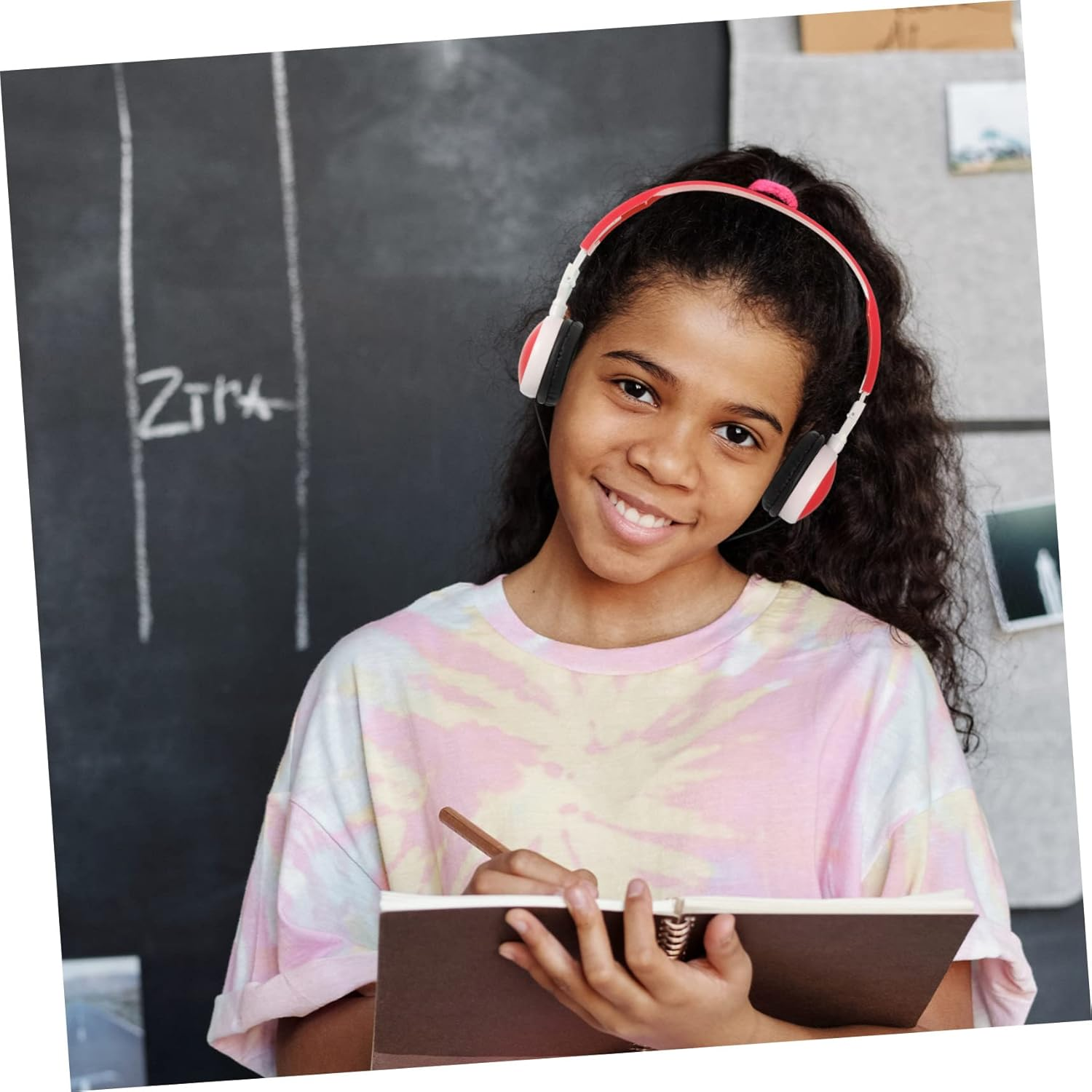 Housoutil 2Pcs Wired over Ear Headphones for Boys and Girls Boys Girls Foldable Stereo Sound Headsets for School Gaming image number 6