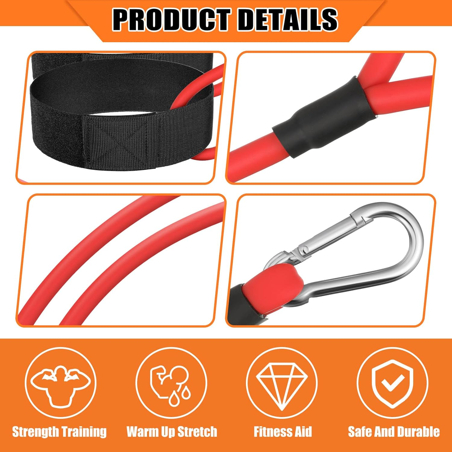Skylety 3 Pcs Baseball Bands Baseball Resistance Exercise Bands Baseball Pitching Training Bands for Youth Adult Baseball Training, 3 Levels image number 1
