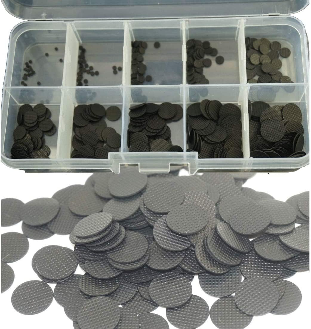 (Pack of 100) 1.5Mm~10Mm，Replacement Repair Rubber Conductive Button Pad Keypads Kit，Buttons Repair Replacement Part, for IR Remote Control, Xbox Playstation PS4 Switch Pro Game Controller image number 3