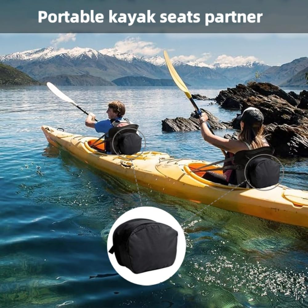 Kayak Seat Bag,Detachable Storage Bag,Water Resistant Seat Back Pocket,Storage Organizer,Kayak Accessories Pouch for Paddle Board, Kayak Seat, Canoeing,Fishing Boat Seat image number 6