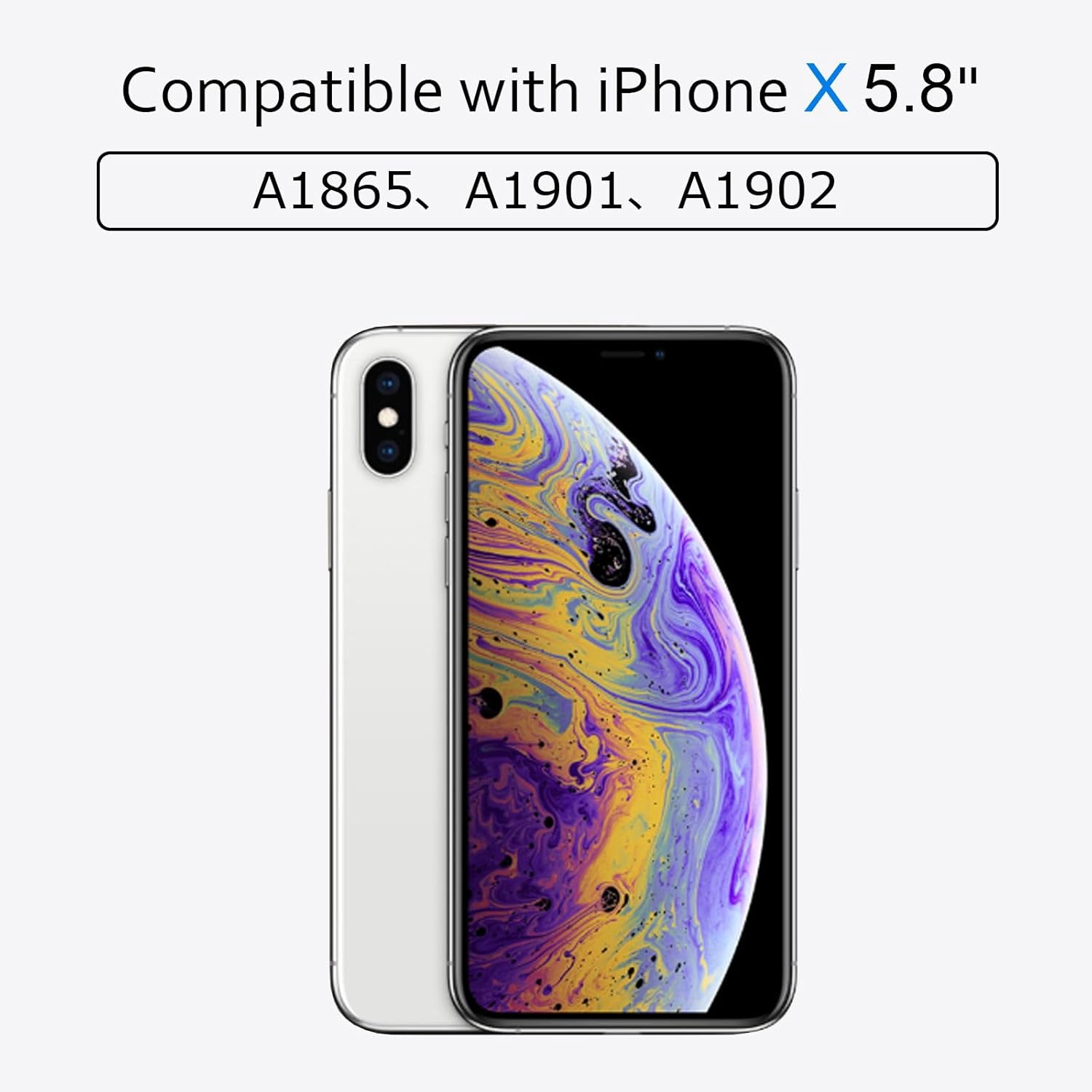 For Iphone X Screen Replacement Frame Assembly LCD Display and 3D Touch Screen Digitizer with Repair Tools