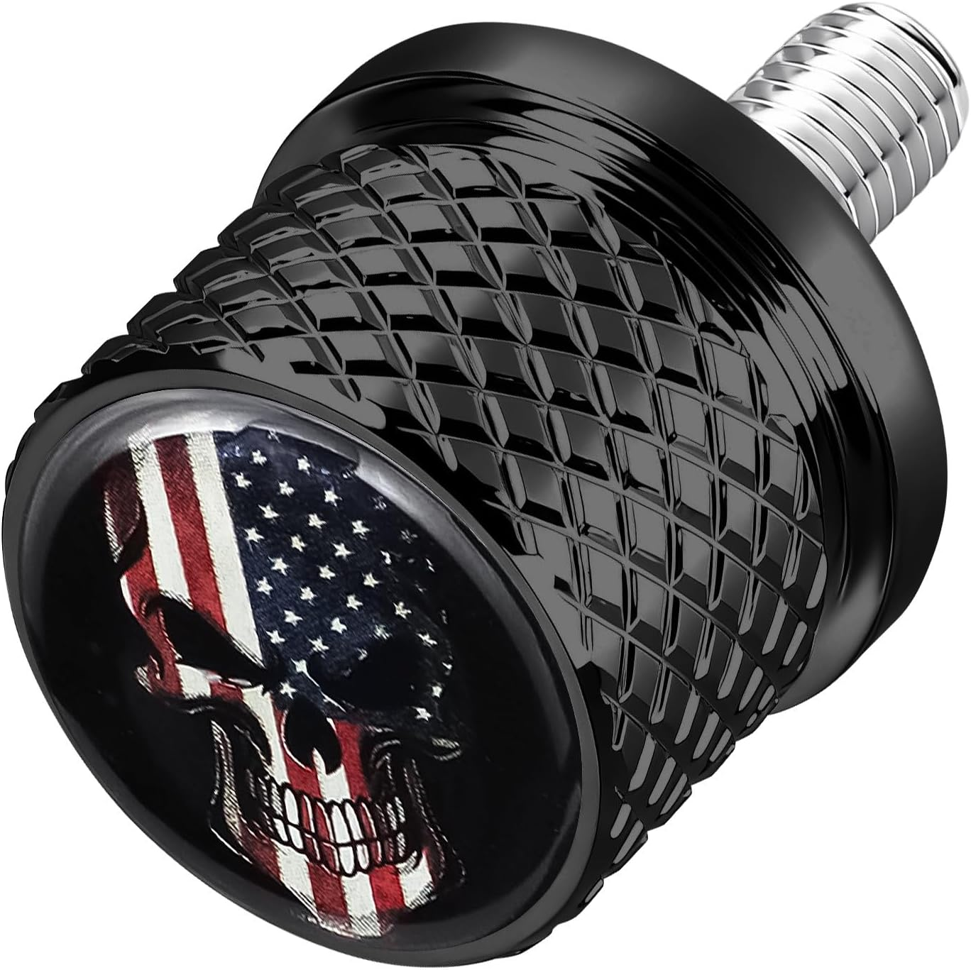 Black Stainless Knurled Fender Rear Seat Bolt Screw for Indian Scout All Models 2015-2020 - American Skeleton image number 4