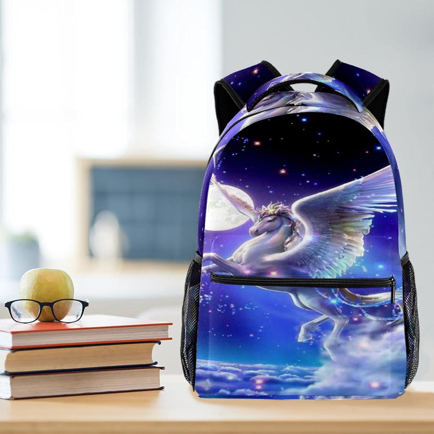 Unicorn Backpack Students Shoulder Bags Travel Bag College School Tote Backpacks image number 4