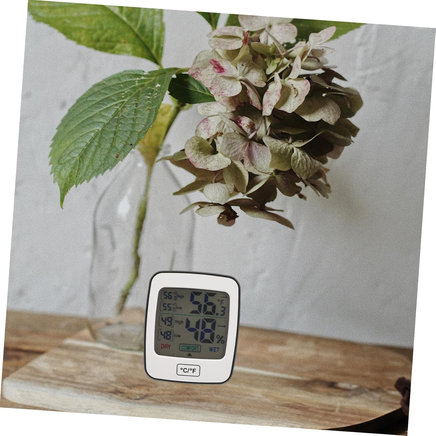 Gatuida Digital Thermohygrometer Indoor Temperature Humidity Gauge for Home Boys and Girls Nursery Large Display Screen