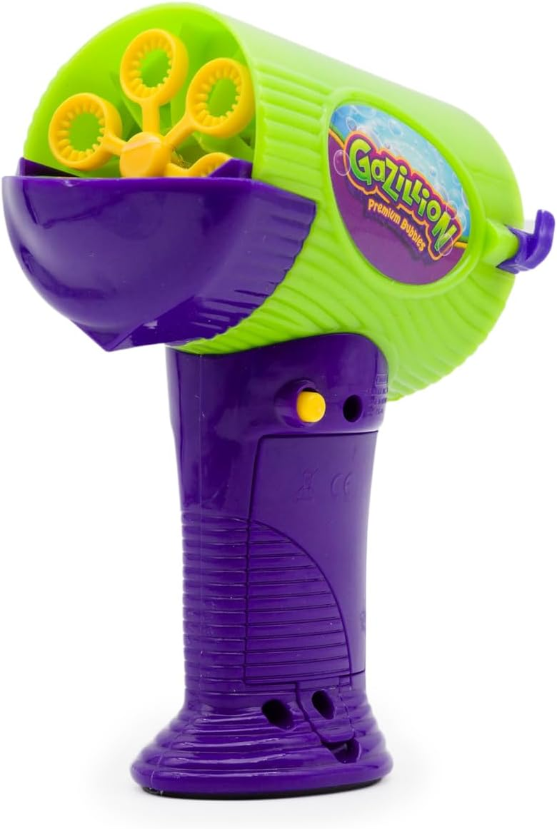 Gazillion Mini Hurricane Bubble Blower &ndash; Handheld 2-In-1 Bubble Machine with Spill-Proof Tray, 4 Oz Non-Toxic Solution, Battery Powered, Kids Ages 3 + image number 2