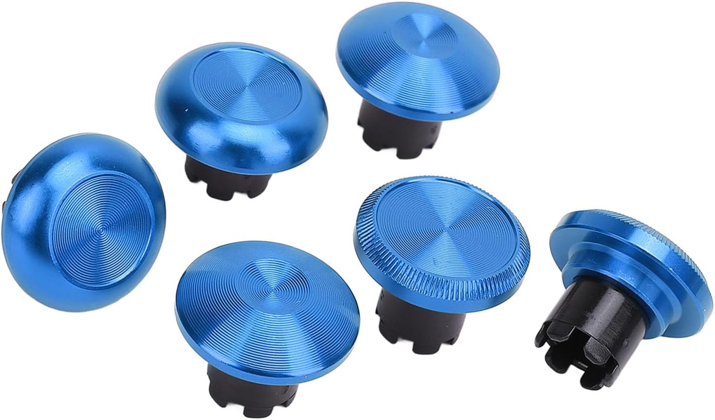 Replacement Thumbsticks for PS5 Edge, for PS5 Pro Elite, for PS4, for Switch Pro, for Xboxone, for Xboxseries, 6 X Thumbsticks Caps, 2 X Replacement Thumbsticks (Red)