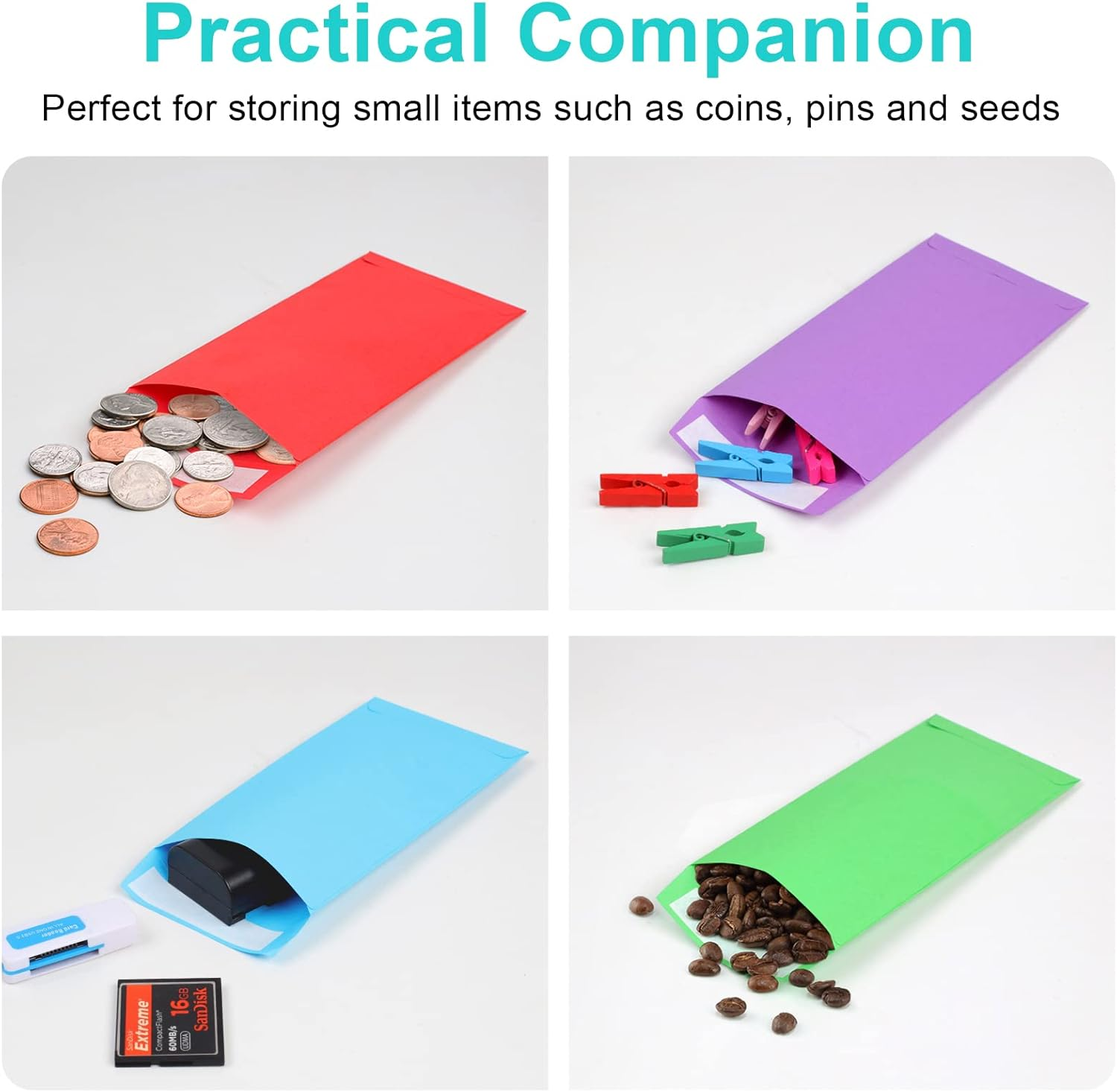 Cash Envelopes -120 Envelopes Money Saving Challenge, 3.2X6.6Inch Money Envelopes for Budgeting, Coins, Checks, Gift Cards & Tickets image number 2