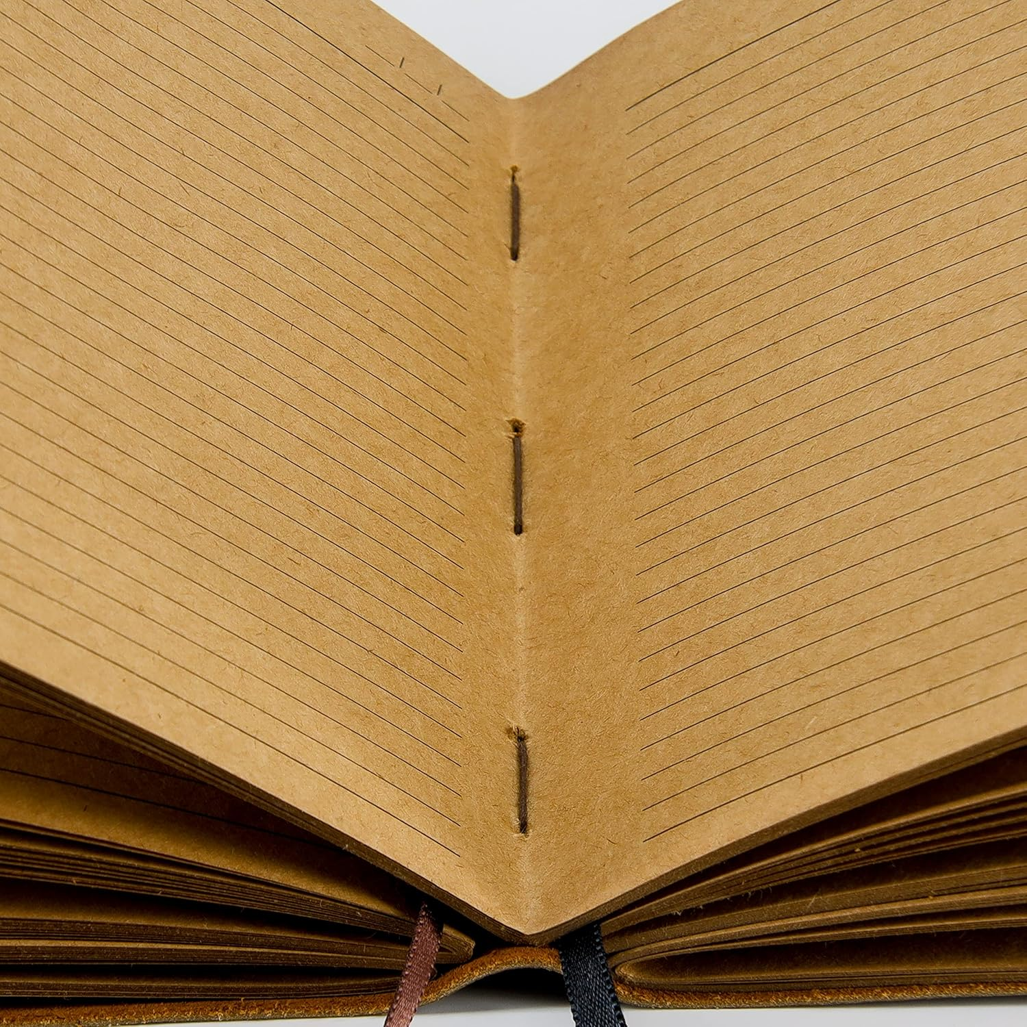 Leather Journal for Women and Men Embossed 8 X 6 Inch Handmade Lined Craft Paper Mother Earth Notebook Writing Notepad Book of Shadows Journal - Green image number 2