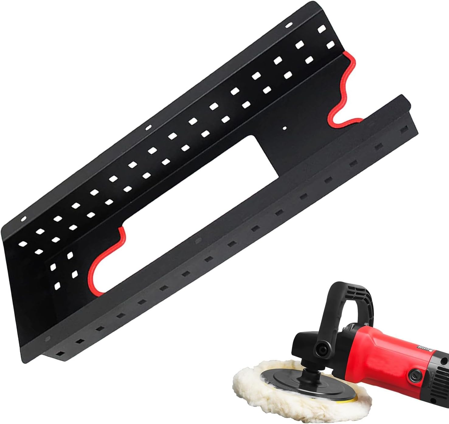 Spray Bottle Storage Rack, Spray Bottle Holder Wall Mount Car Detail - Aerosol Can Holder, Multifunctional Hangable Auto Cleaning Tool Hook for Beauty Shop Accessories Display image number 5