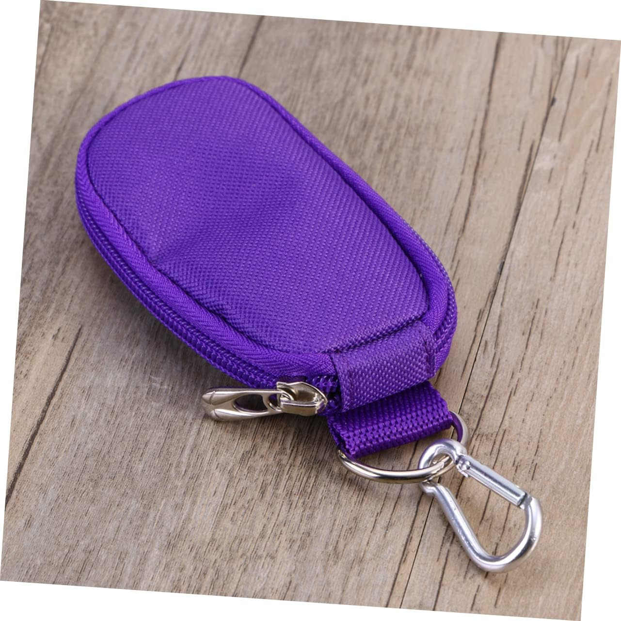 TOVINANNA Portable Key Case for Essential Oils 10-Slot 2Ml Bottle Holder Travel Oil Cases Handle Purple Compact Storage Bag - Pink image number 7