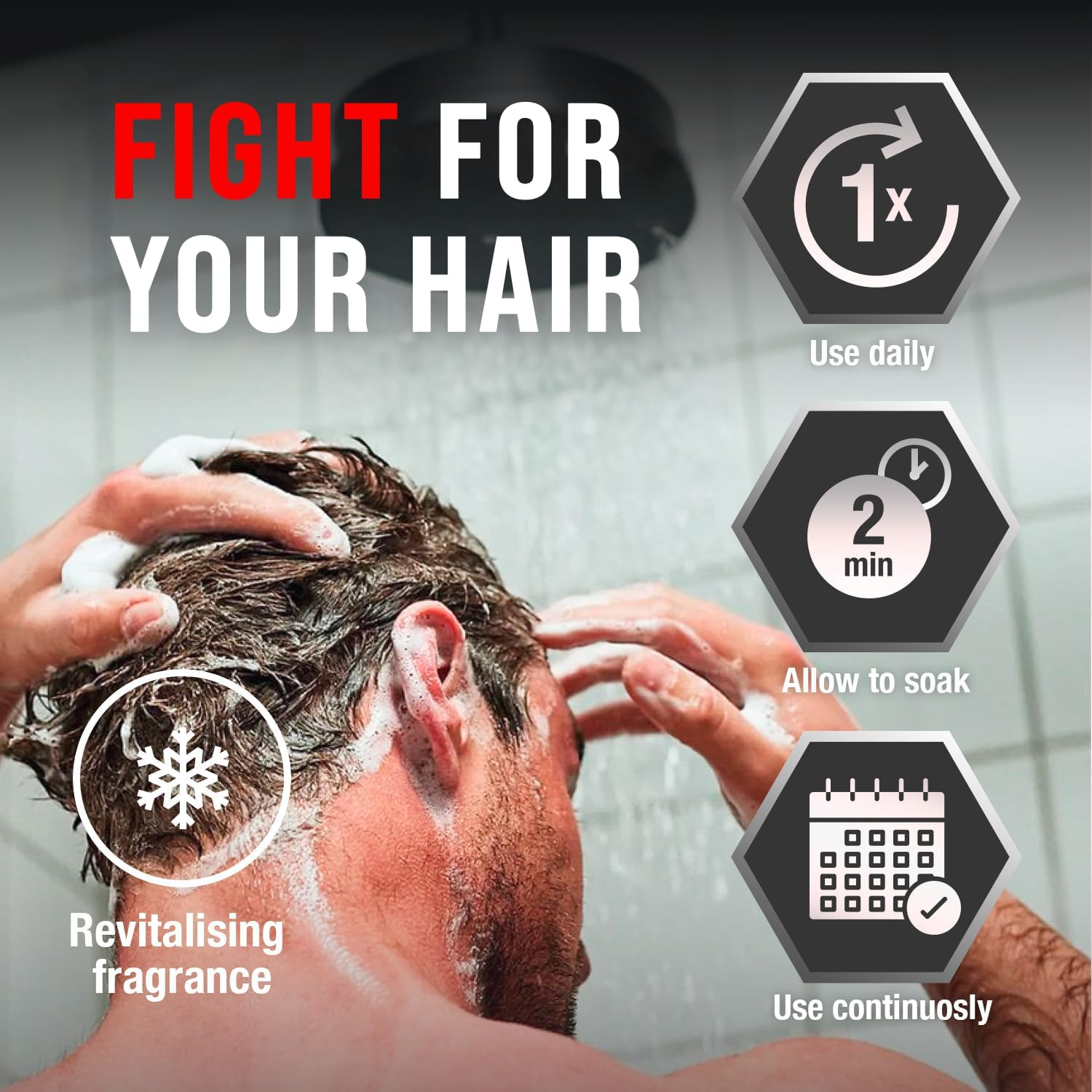 Alpecin C1 Caffeine Shampoo 1X250 | Hair Energizer Supports Natural Hair Growth | Shampoo for Stronger and Thicker Hair image number 3