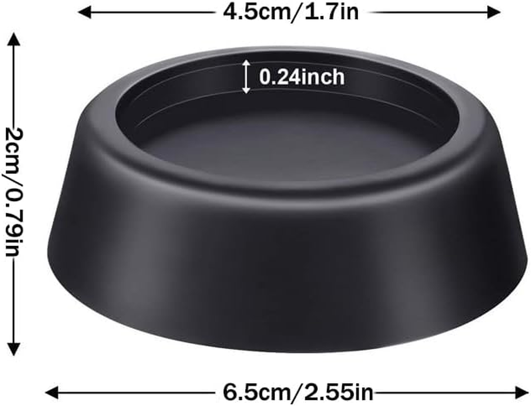 Yqkangzhu 4Pcs Washing Machine Feet Pads, anti Vibration Rubber Mats, Shock Noise Cancelling Foot Pads, Anti-Slip Stabilizer Pads, Anti-Walk Support for Dryer, Dishwasher, Refrigerator, Furniture