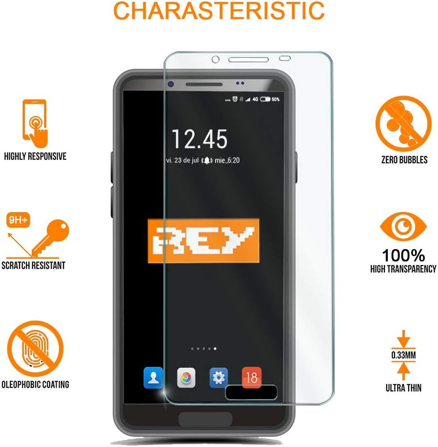 REY 3 X Anti-Shock Screen Protectors and Case for VIVO Y200 5G, Tempered Glass and Silicone TPU with High Resistance image number 4