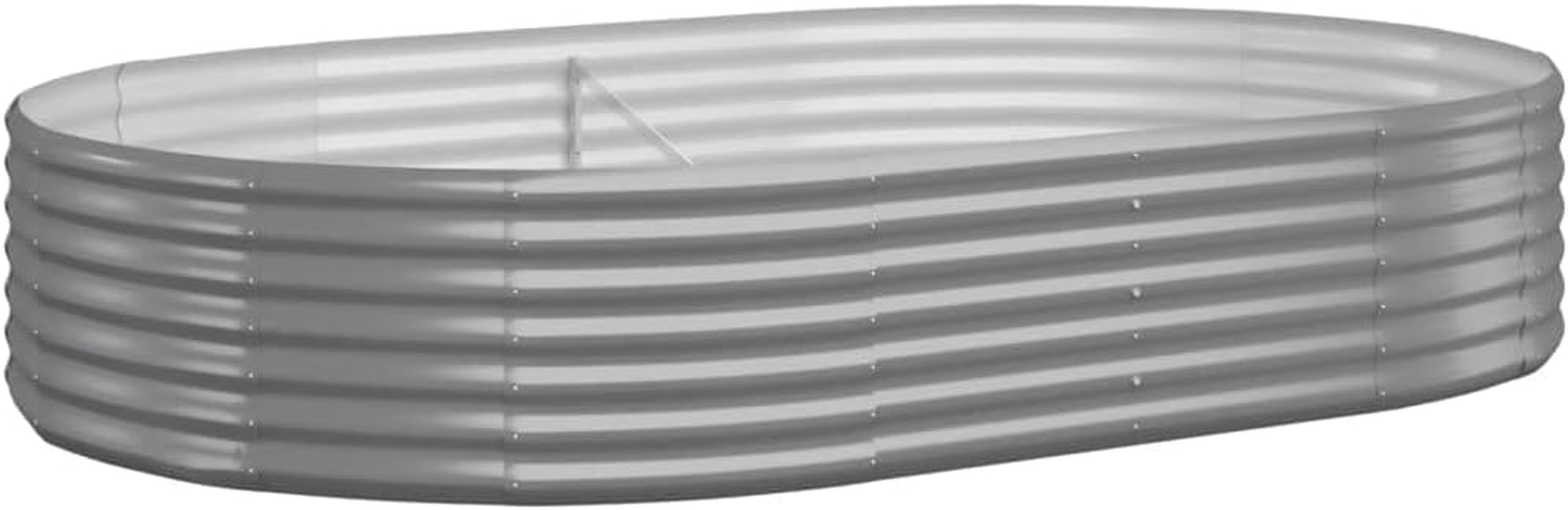 Vidaxl Garden Raised Bed Flower Box - Anthracite Powder-Coated Steel Planter Pot, 507X100X36 Cm, Outdoor Planter Box for Gardens, Balconies, Patios image number 1