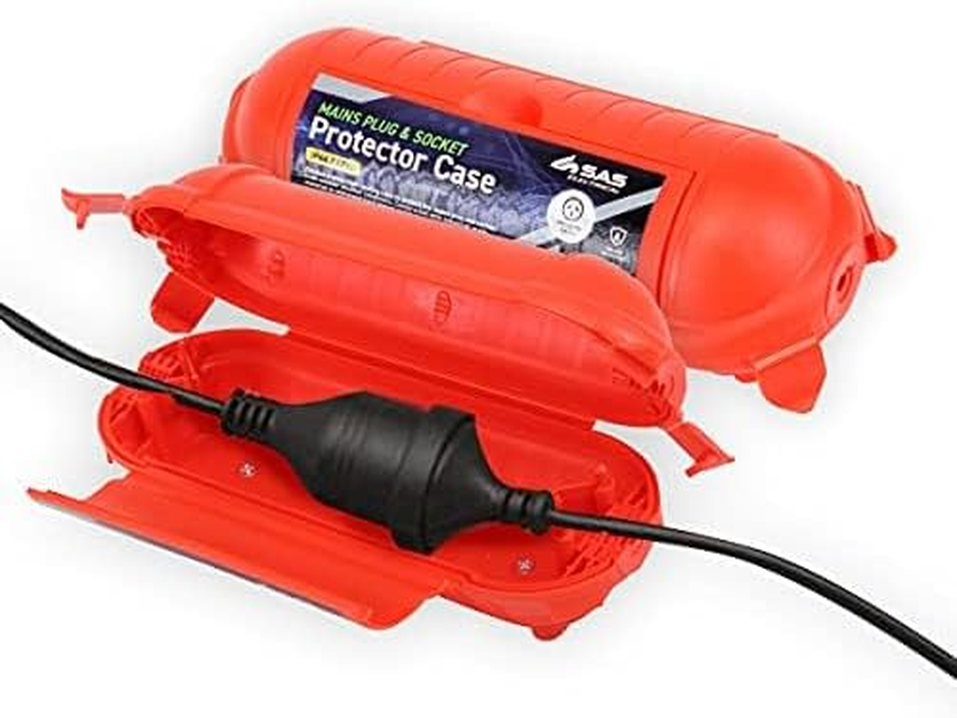 SAS 2PCE Electrical Outlet Protector Case, White, Universal Fit, 21 X 8Cm image number 5