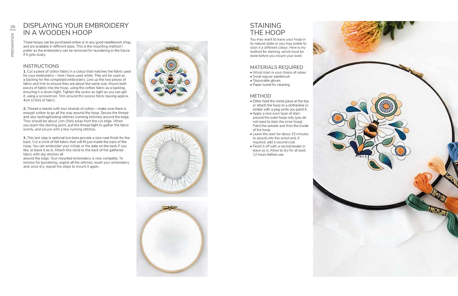 An Introduction to Whitework Embroidery with Colour: 10 Stunning Projects with Reusable Iron-On Transfers image number 5