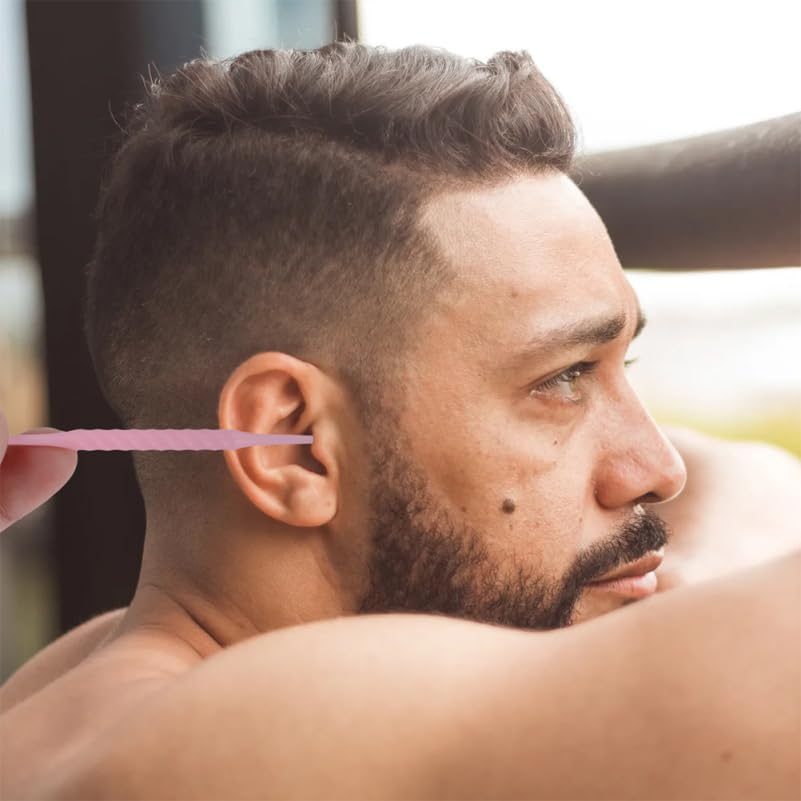 PACKOVE 10Pcs Plastic Ear Wax Cleaner Spiral Design Ear Spoon Reusable and Portable Efficient Washable Compact for Travel image number 3