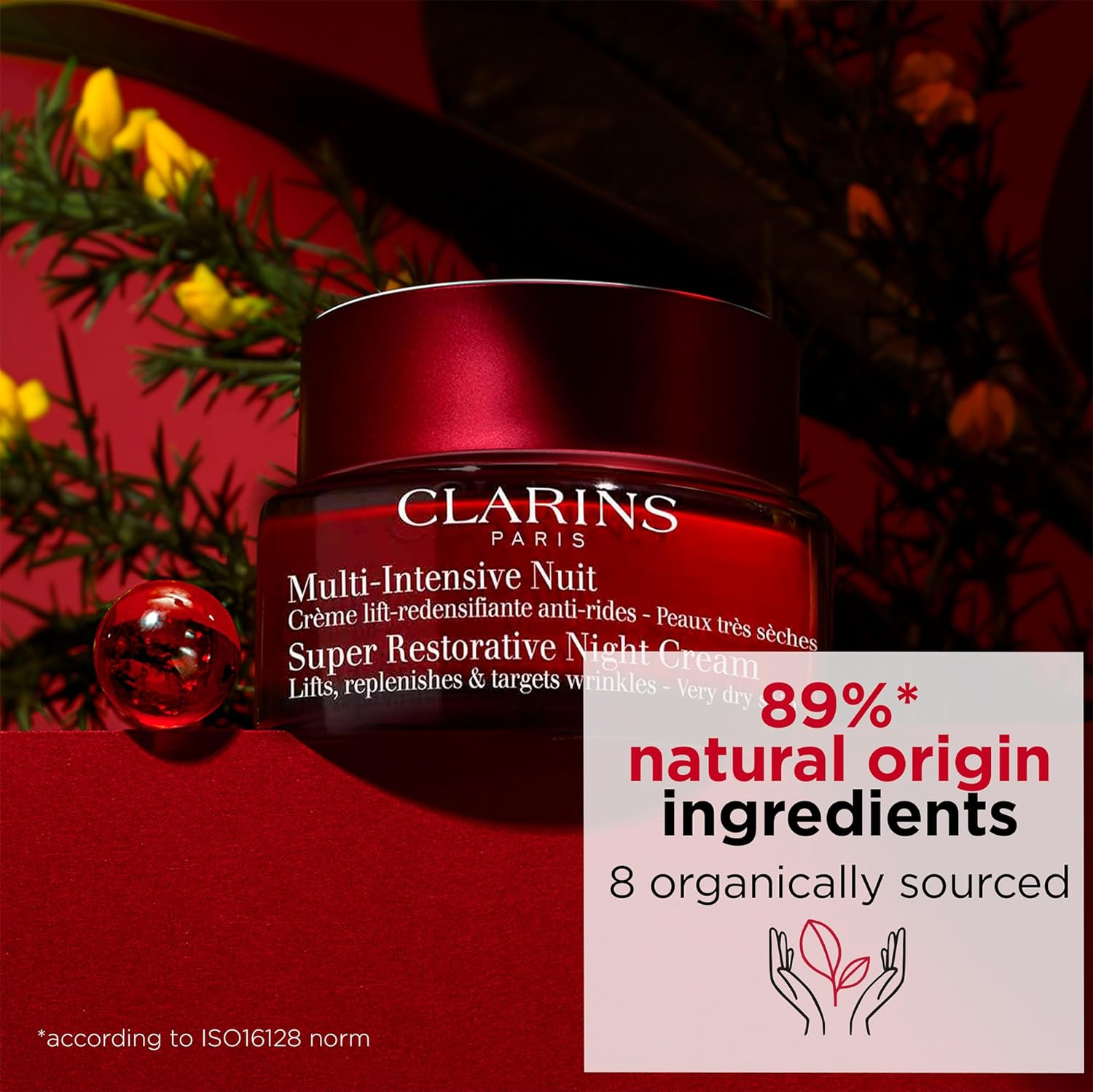 Clarins Super Restorative Night Cream for Very Dry Skin, 50Ml