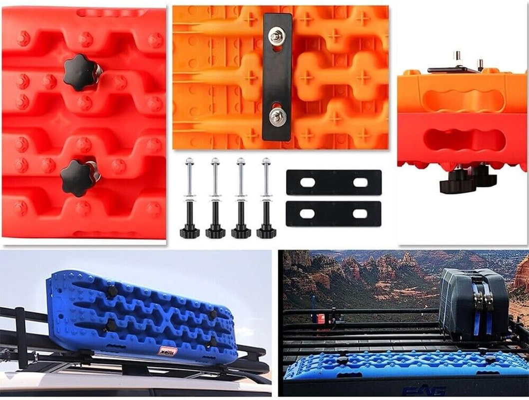 X-BULL Recovery Tracks with Bag and Mounting Pin Set 4X4 Recovery Boards Offroad 4Wd Tracks 22046LBS/10000KG Stand for Automotive Accessories Tires and Wheels in the Sand Mud Snow(Gen 3.0) image number 5